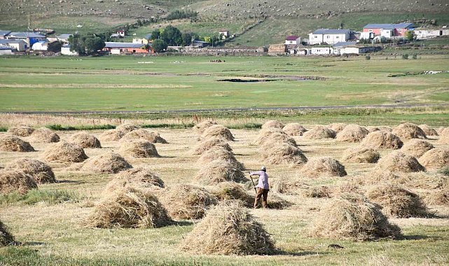 30 derece sıcaklıkta çiftçilerin zorlu mesaisi