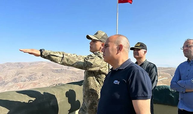 Ağrı Valisi Koç, hudut komutanlıklarında incelemelerde bulundu