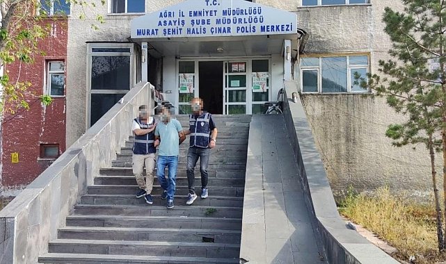 Ağrı'da 18 yıl cezası olan şahıs yakalandı