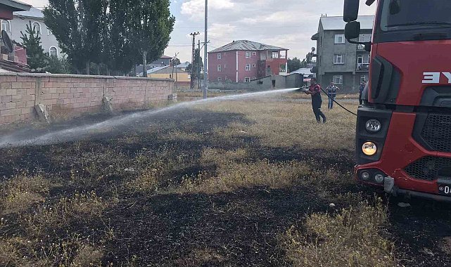 Ağrı'da 5 ayrı noktada yangın çıktı