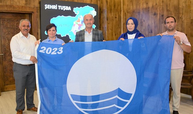 Başkan Akman, 'Mavi Bayrağı' bir kez daha teslim aldı