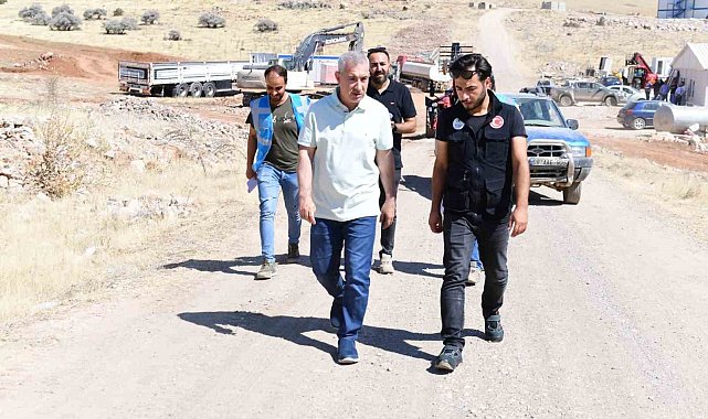 Başkan Çınar: "TOKİ konutlarında yoğun bir çalışma var"