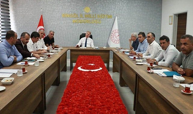 Bingöl'de İlçe Milli Eğitim müdürleri toplantısı yapıldı