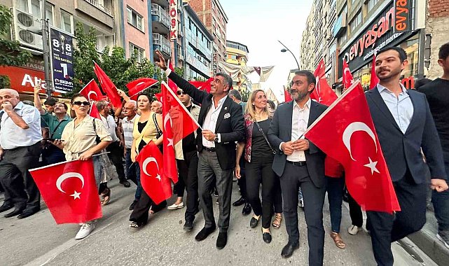 Elazığ'da 30 Ağustos Zafer Bayramı yürüyüşü