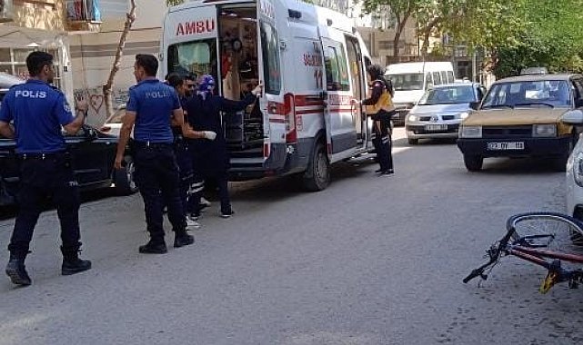 Elazığ'da otomobil bisiklete çaptı: 1 yaralı