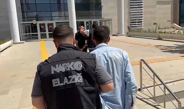 Elazığ'da uyuşturucu tacirlerine operasyon: 2 tutuklama