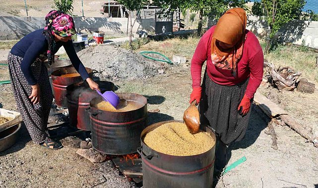 Erzincan'da bulgur kazanları kaynamaya başladı