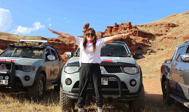 Erzurum'da kadınların off-road heyecanı