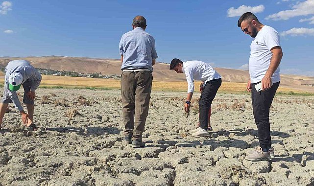 Heybeli Gölü kuraklık nedeniyle tamamen kurudu