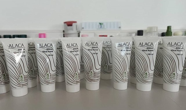 Iğdır Üniversitesi yeni ihtisas ürünü olan "Alaca Bitkisel Vücut Kremi"ni satışa sundu