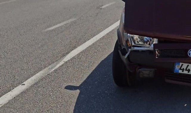 İki aracın karıştığı kazada : 1 kişi yaralandı