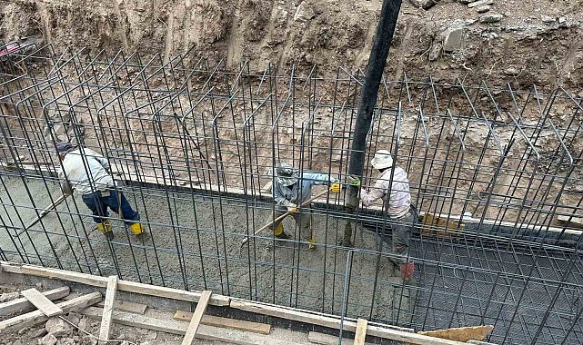 Kampüste yapım onarım işleri tüm hızıyla sürüyor