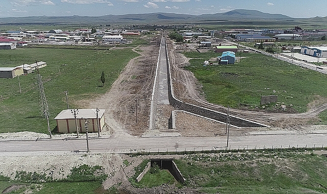 Kars OSB'de dere ıslah çalışmaları sonuçlanıyor