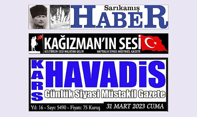 Kars'ta gazeteler kapandı, bir gazete kaldı