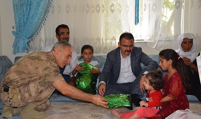 Kaymakam Ateş'ten şehit ailesine ziyaret