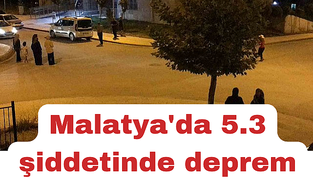 Malatya'daki deprem Elazığ'da da hissedildi