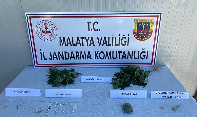 Malatya jandarmasından uyuşturucu ve kaçakçılığa geçit yok