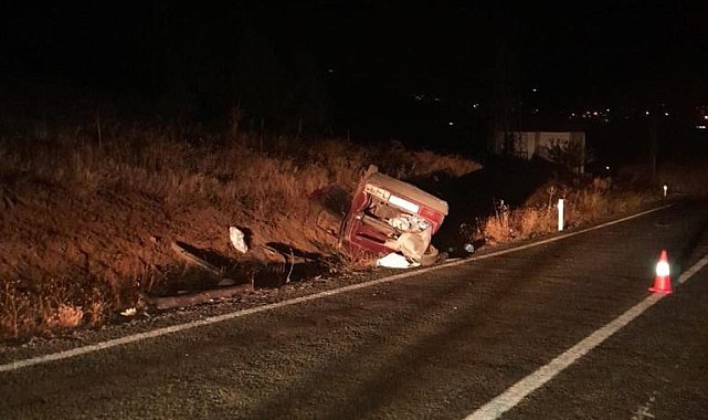 Malatya'da araç devrildi: 4 yaralı