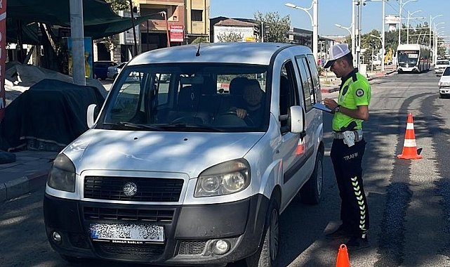 Malatya'da bir haftada 3 bin 896 sürücüye ceza