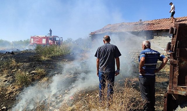 Malatya'da çıkan iki ayrı yangın söndürüldü