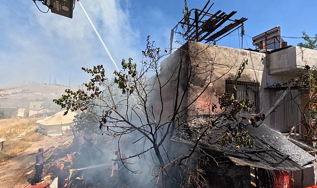 Malatya'da ev yangını