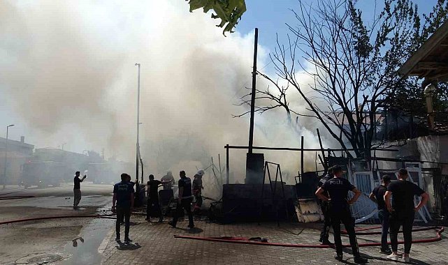 Malatya'da korkutan yangın