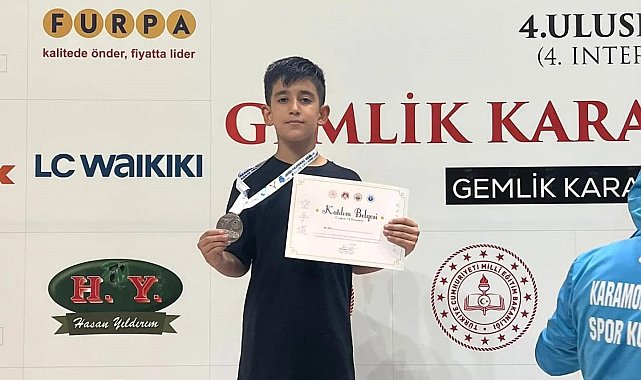 Muşlu sporcu gümüş madalya kazandı
