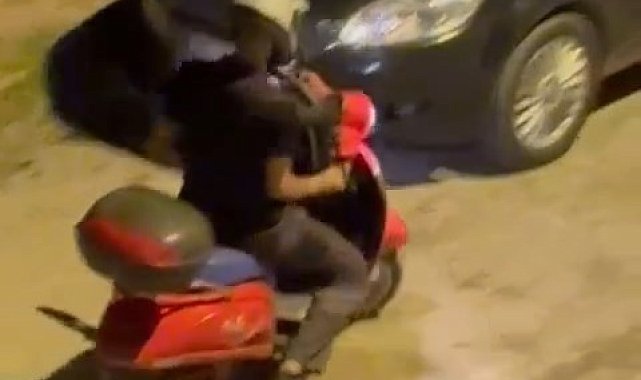Sakin bir şekilde geldi, motosikleti çalarak kayıplara karıştı