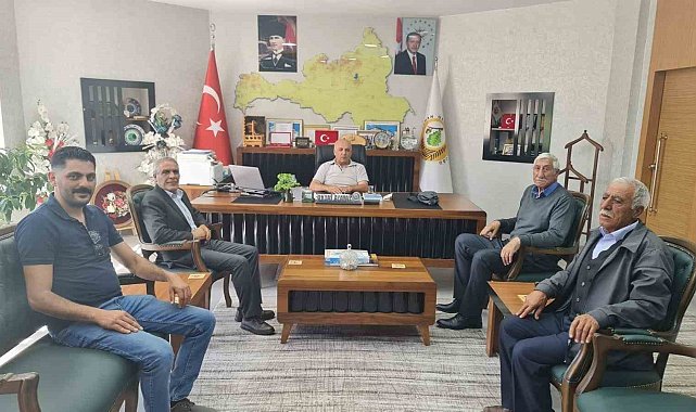 Sarıkamışlı kooperatif temsilcilerinden Ayatay'a ziyaret