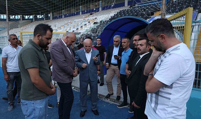 Stad yenileme çalışmalarına Başkan Sekmen el attı