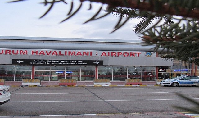 Temmuz ayında Erzurum Havalimanı'nda 93 bin 214 yolcuya hizmet verildi