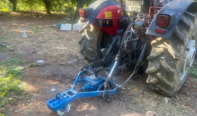 Traktörün altında kalan kayısı üreticisi hayatını kaybetti