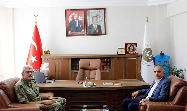 Tugay Komutanı Tuğgeneral Tunç veda ziyaretinde bulundu