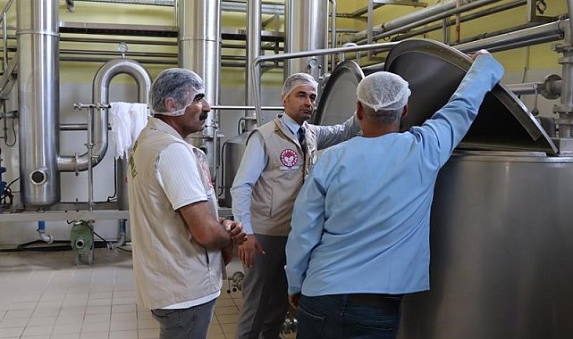 Tunceli'de süt ürünleri üretim tesisi incelendi