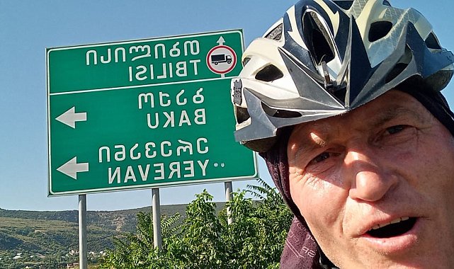 Türkiye - Azerbaycan kardeşliğine dikkat çekmek için bisikletiyle yollara düştü