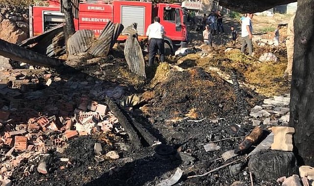 Türkiye ikincisi olan Muhammet'in babasının ekmek kapısı küle döndü