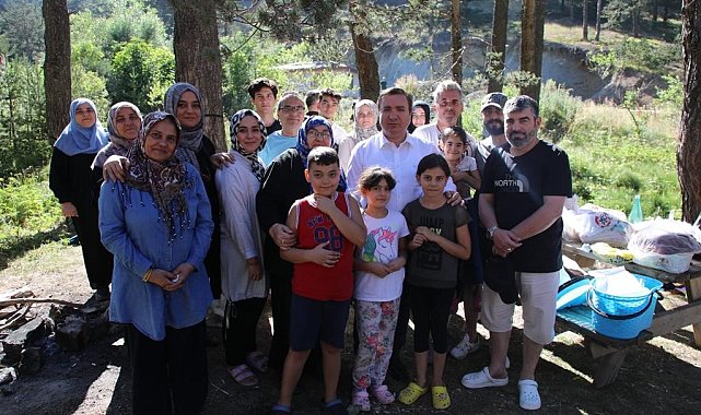 Vali Aydoğdu, Refahiye'de incelemelerde bulundu