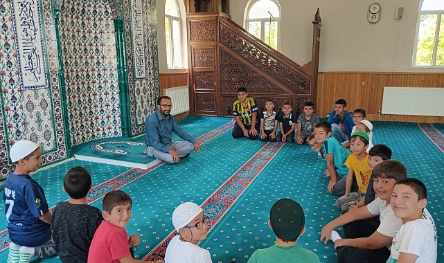 Yaz Kur'an kursu öğrencileri bilgilendirildi