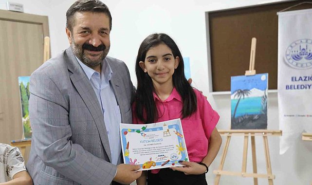 Yaz kurslarına katılan çocuklara sertifikaları verildi