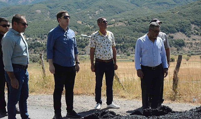 Yedisu'da köy yollarının bakım onarımı yapılıyor