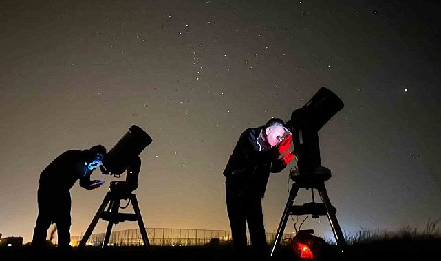 Yüksekova'da meteor yağmuru heyecanı