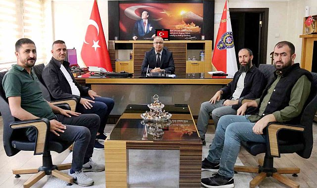 Ağrı Çalışan Gazeteciler Cemiyeti, Emniyet Müdürü İpar'ı ziyaret etti