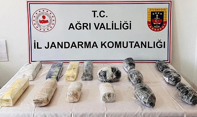 Ağrı'da uyuşturucu ele geçirildi