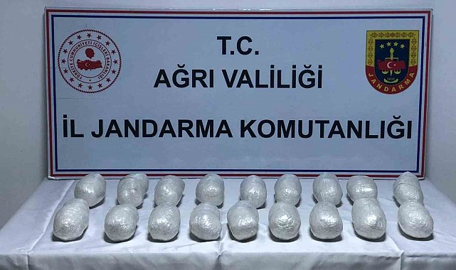 Ağrı'da Pakistanlı şahısların üzerinde metanfetamin yakalandı