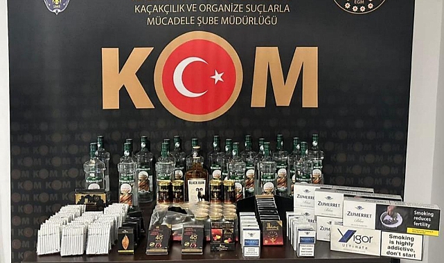 Ardahan'da gümrük kaçağı sigara, içki ve makaron ele geçirildi