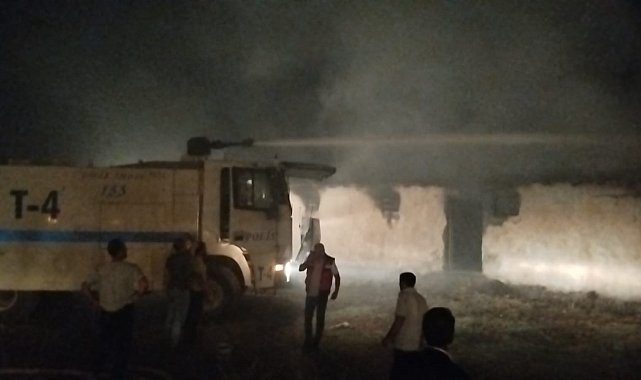 Bingöl'de ahır yangını: 2 büyükbaş telef oldu