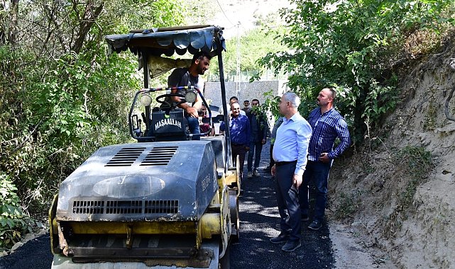 Çınar, Gündüzbey'deki çalışmaları inceledi