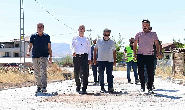Çınar, yol çalışmalarını inceledi