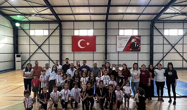 Çukurcalı miniklerden, jimnastik seçmelerine yoğun ilgi