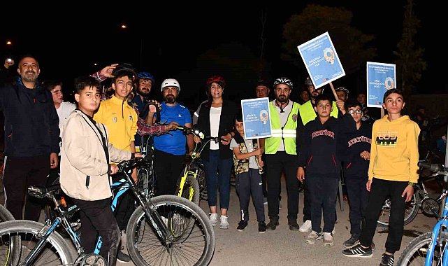 Doğubayazıt'ta pedallar kentsel hareketlilik için çevrildi